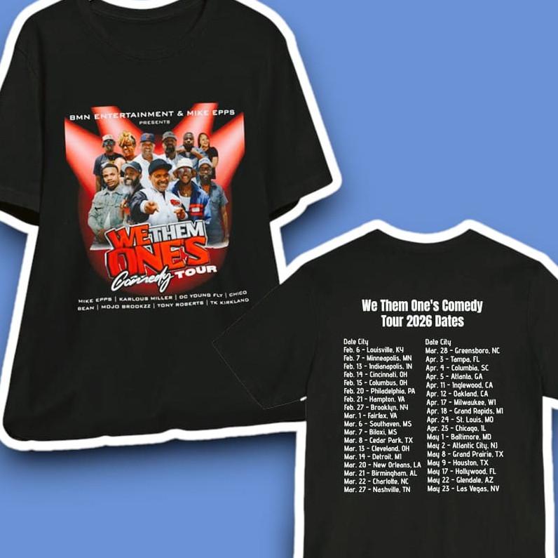 We Them One’s 2026 Live Tour Dates Graphic Shirt XL
