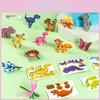 Children Toy Building Eps Material Diy Dinosaur Insect 3d Puzzle Learning Gift