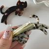 Pack Of 2 Lovely Cats Shape Hair Clip Acetate Acid Hair Barrettes Hair Styling Accessories For Women Girl Daily Wear