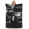Lady Gaga Mayhem New Album Music Blanket Multi-function Flannel Sofa Throw Blanket for Couch Bedding Office Throws Bedspread