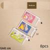 Smooth Zipper Mesh Bags 8Pcs 3 Sizes Waterproof Clear Storage Pouches for Travel Cosmetics Home Small Goods Sorting