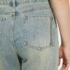 Tatou Women's High-Waist Washed Denim Jeans