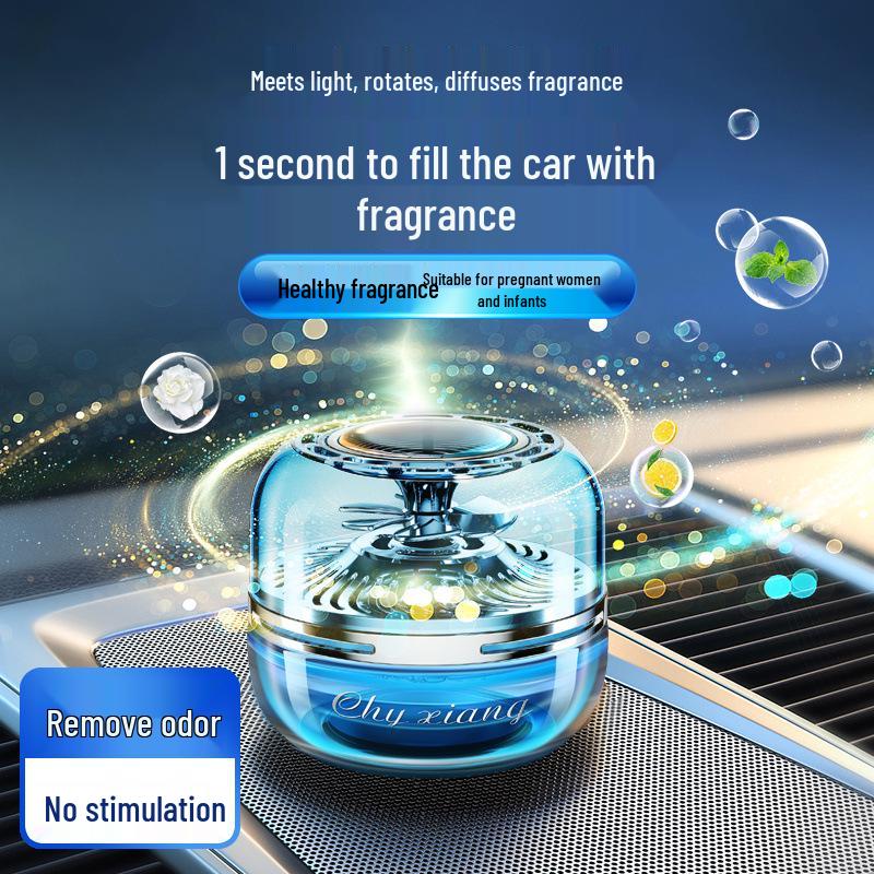 2025 Solar Car Aromatherapy Perfume - Elegant Men's Car Interior Ornament with Subtle Fragrance