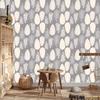 Scandinavian Leaves Wallpaper for Living Room and Bedroom 50x1000