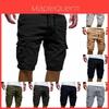 Comfortabele Heren Cargo Shorts Zomer Casual Jogger Sport Leger Gevecht Broeken