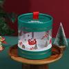 Candy Box Plastic Mousse Cake Christmas Decoration Cute Hug Bucket Dessert For Gift-giving Christmas Party Holiday Celebrations