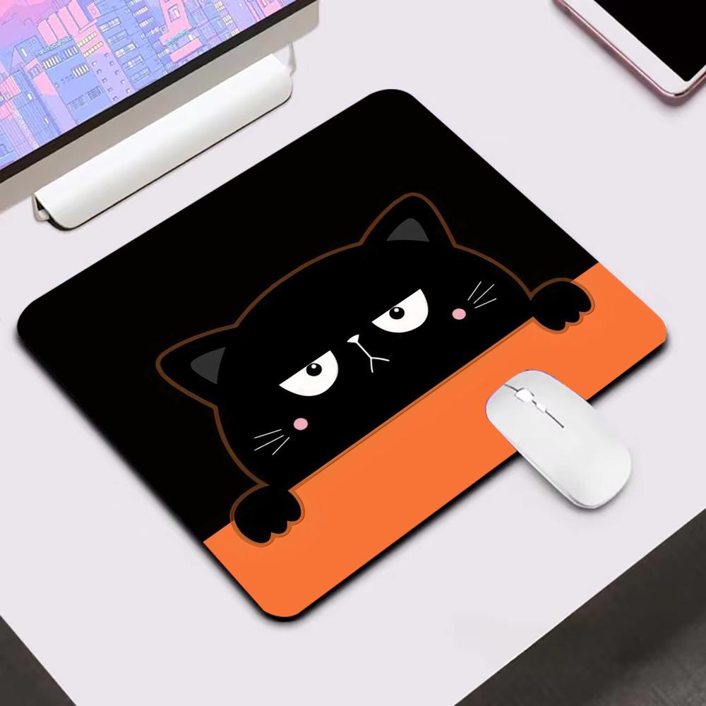 Cute Cartoon Cat Mouse Pad Square Rubber Anti-slip Mousepads HD Computer Office Game Table Mats Small Decor Desk Pads 450*400MM