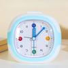 Student Cute Alarm Clock New Style Fashion Creative Silent Night Light Bedside Watch Multifunctional Desktop Child Seat Clock