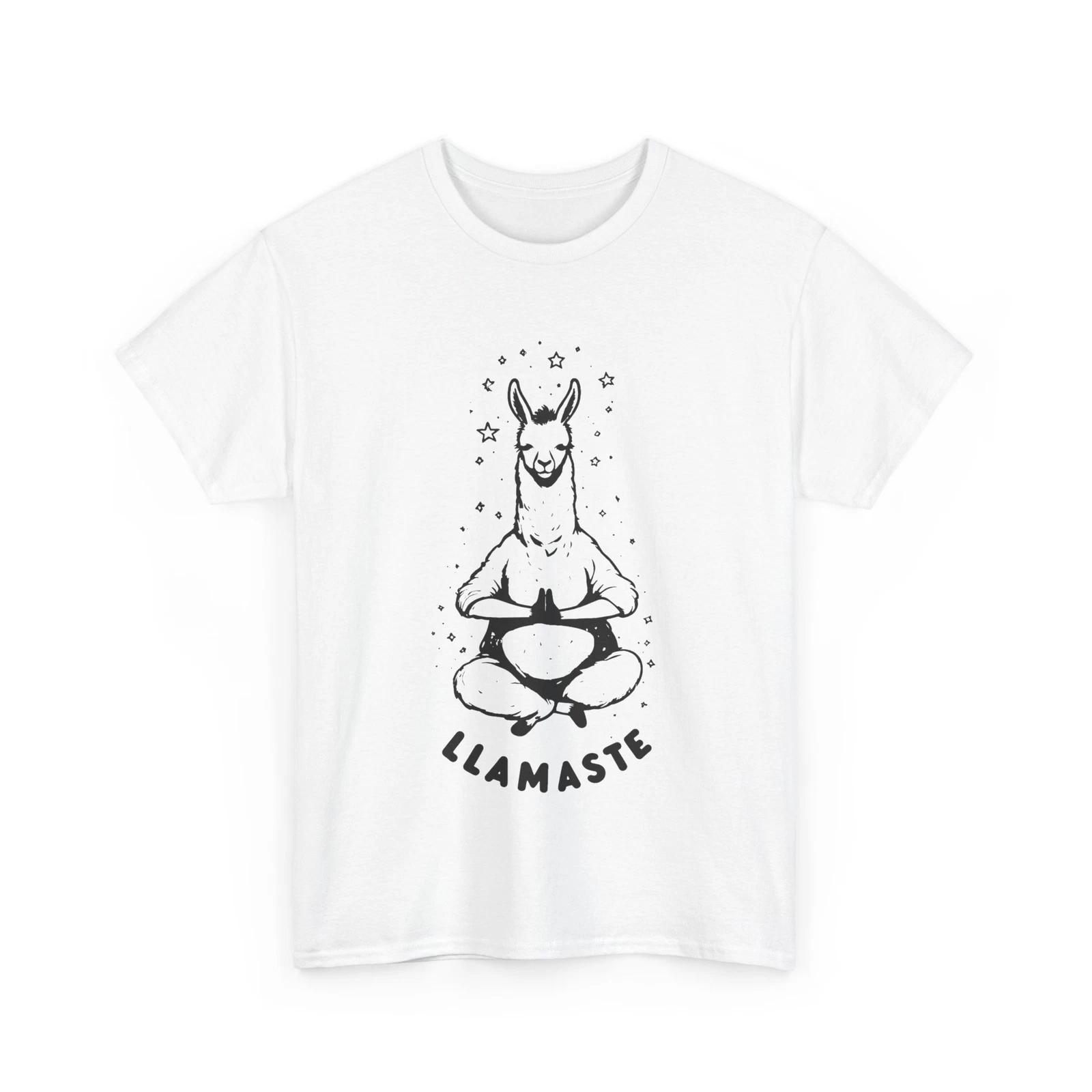 Llama Shirt, Llamaste Funny Shirt, Llama Yoga Lovers Women Men Shirt S