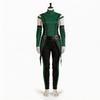 Kostium Cosplay Mantis Strażnicy Galaktyki Halloweenowy Strój do Odgrywania Ról Zielony Kombinezon dla Kobiet Dorosłych Pełny Zestaw