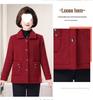 Mom's Plus Size Fleece-Lined Cotton Coat – Thick, Particle Fleece Jacket for Autumn/Winter, Stylish & Loose Fit for Middle-Aged Women