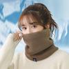 Autumn And Winter Velvet Thickened Scarf Unisex Korean Version Versatile Outdoor Leisure Sports Cycling Cold-Proof Neck Gaiter
