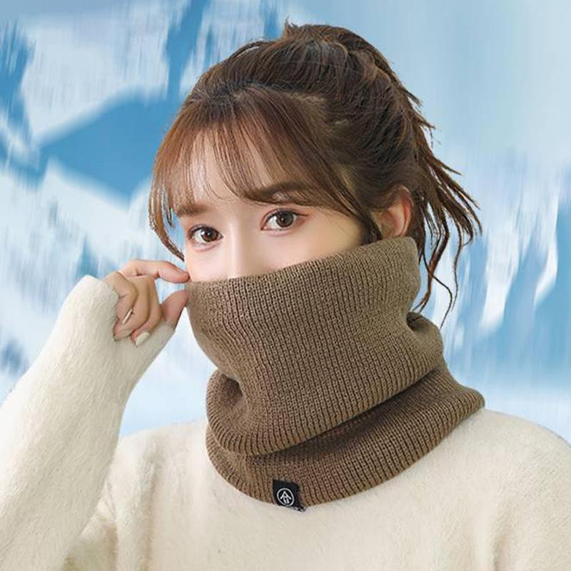 Autumn And Winter Velvet Thickened Scarf Unisex Korean Version Versatile Outdoor Leisure Sports Cycling Cold-Proof Neck Gaiter