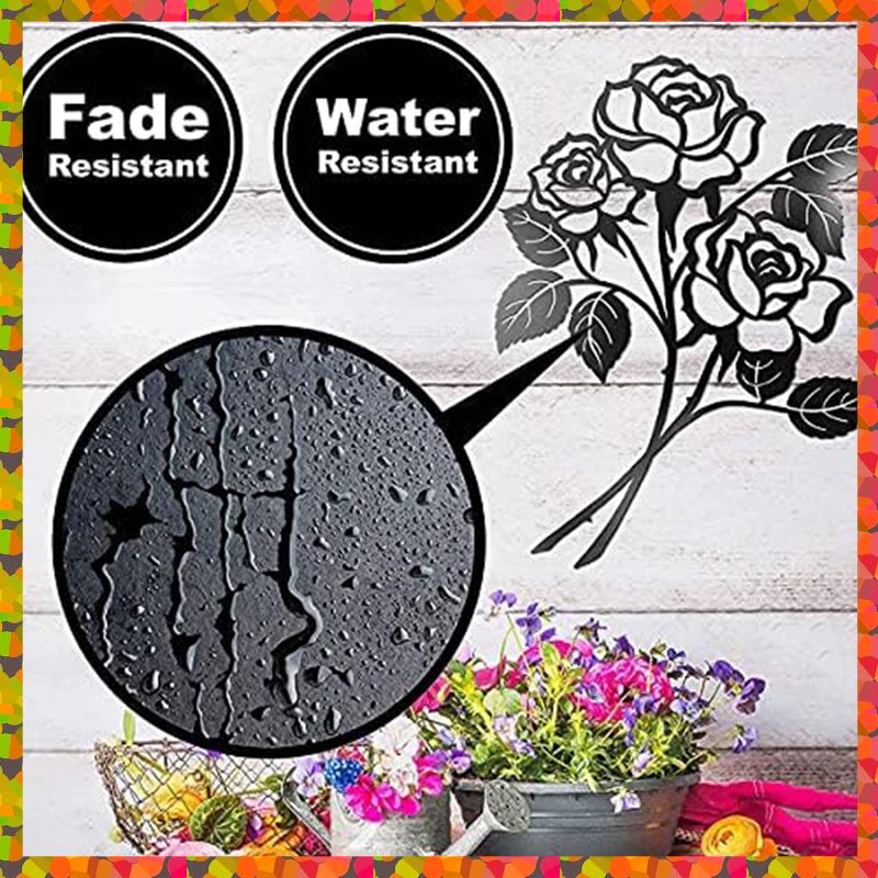 Promotion! 1 PCS Iron Ration Metal Decoration Wall Hanging Metal Wall Art Room Decoration Wall Decor Metal Rose Wall Decor