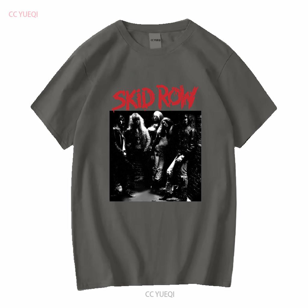 Skid Row Band New Black T Shirt Vintage Washed Soft Unisex Versatile Top For Everyday Wear Comfortable Graphic Fashion