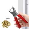 Eyelet Grommet Pliers Hole 1/4inch Steel Fabric Canvas Setter Repairing Kit