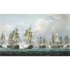 Vintage Oil Painting Poster The Battle of Trafalgar Painting Wall Art Prints Canvas Painting for Gallery Home Living Room Decor