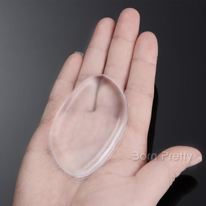 1PC Houppette & Eponge en Gel Silicone pour Cosmetique BB crème Outil de Maquillage