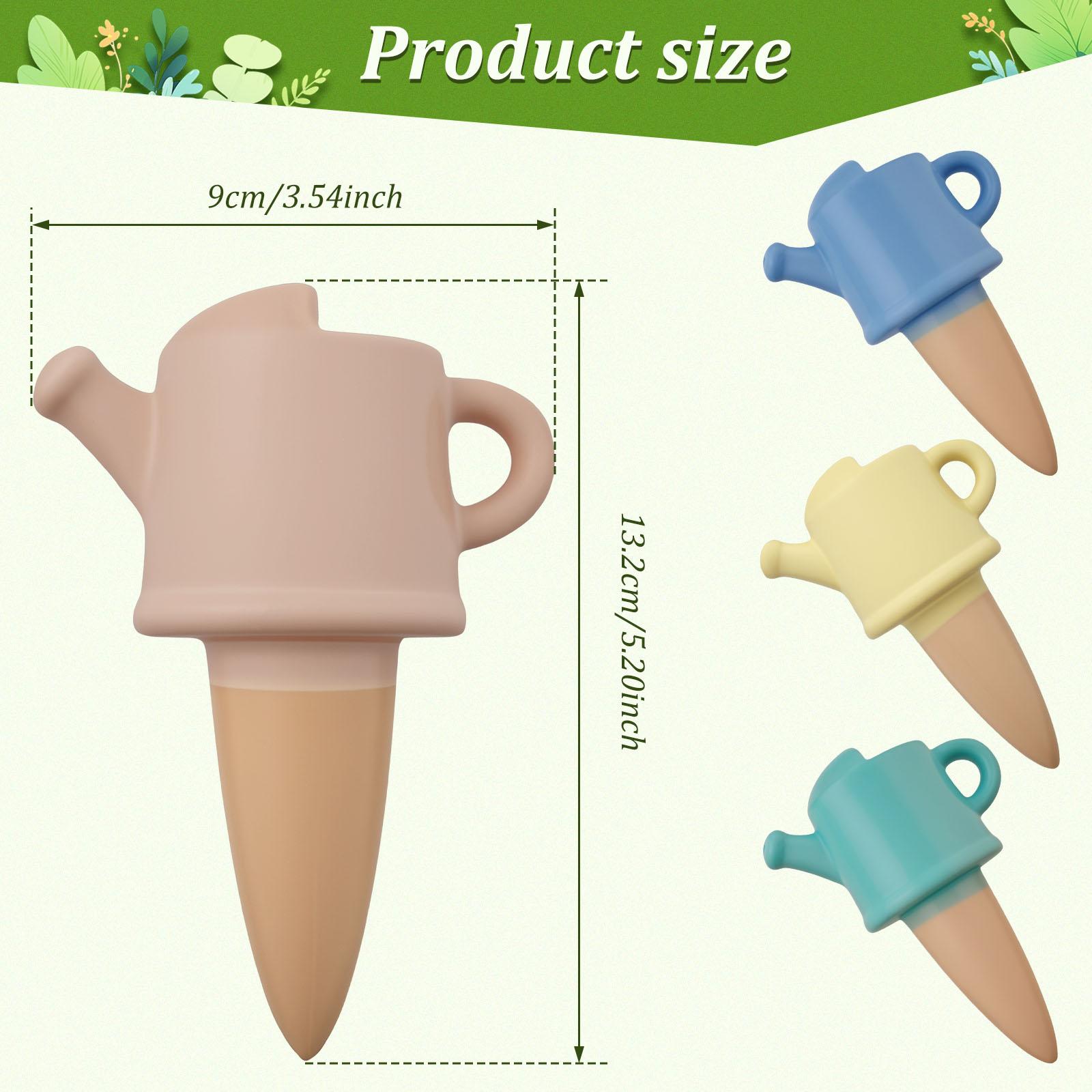 

4Pcs Self Watering Spike Terracotta Plant Automatic Irrigation System Device Flower Potted Irrigation Spike Garden Accessories