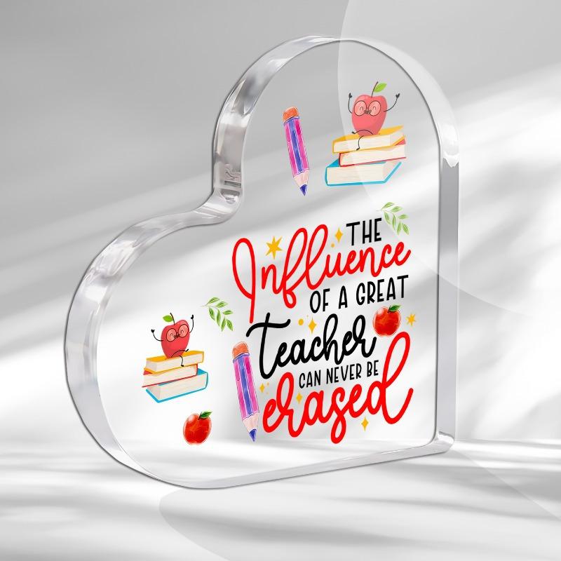 

Teacher Thanks Desk Logo - Versatile Appreciation Gift for Classroom & Home чистый