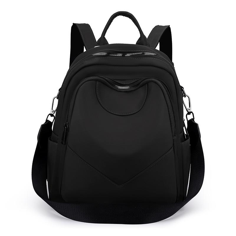Schoolbag commuter simple backpack women's high sense niche 1011 new large-capacity bag fashionable versatile casual backpack