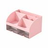 Transparent Drawers Makeup Organizer Large Capacity Pen Holder Practical Desk Organizer  School