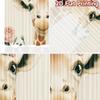Set Of 2 Flat Printing Curtains Without Rod Floral Giraffe Illustration April Fools Is Day Festival Creative Durable Made Polyester
