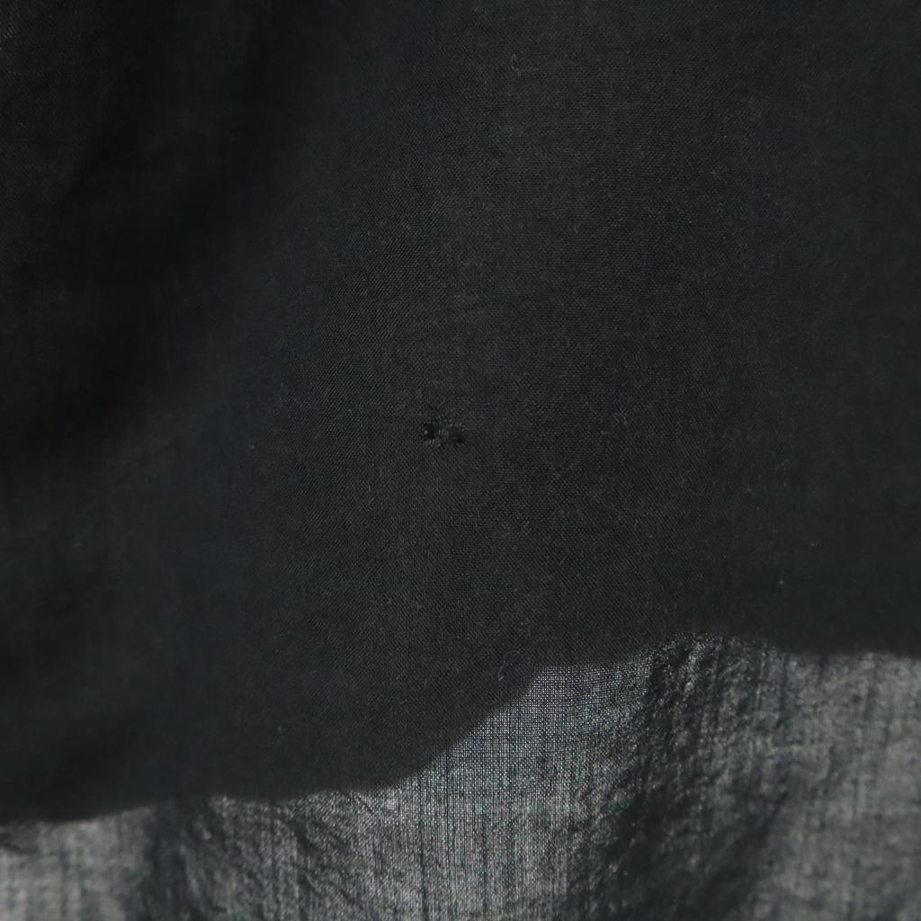 YAECA Košile s krátkým rukávem s otevřeným límcem černá Dámská Použitá