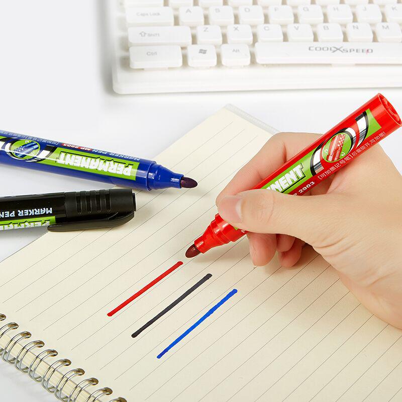 BaoKe MP2903 Refillable Oil-Based Marker Pen for Warehouse & Office Use чёрный