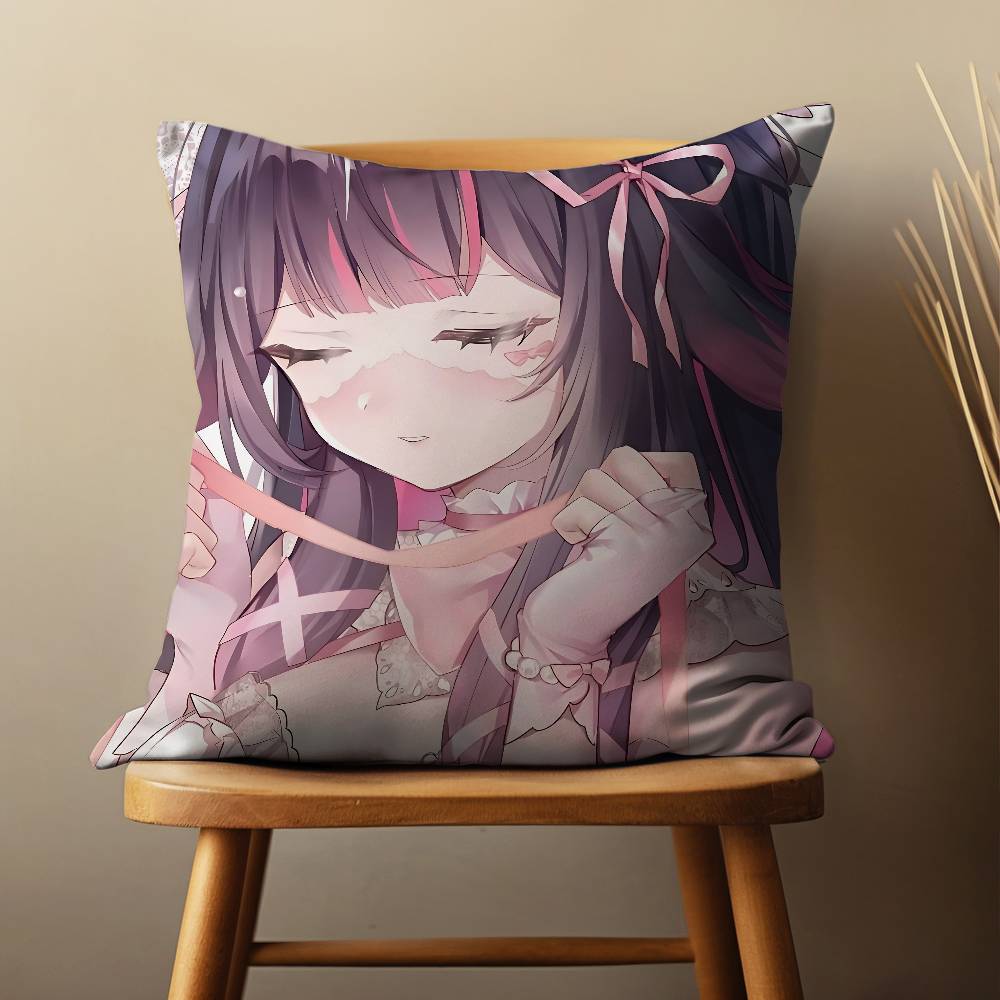 Genshin Impact C-Columbina Throw Pillow Case For 45x45cm,55x55cm,30x30cm For Home Bedroom Decoration And Protector