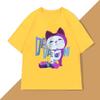 Dandadan Turbo Granny Cat Tshirt for Unisex WOMEN Harajuku Summer Cotton Short Sleeve O Neck Tees Unisex Funny Loose Unisexs Clothes