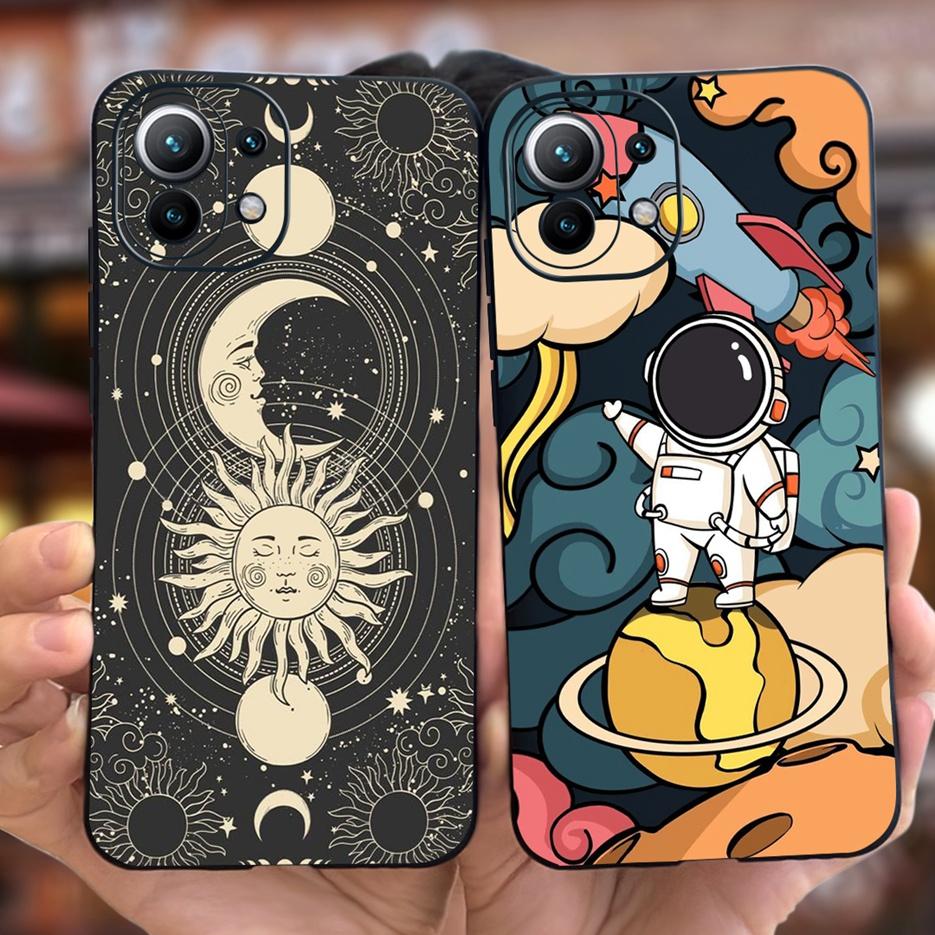 For Xiaomi Mi 11 Lite 5G Case Cute Fashion Painted Cover Soft TPU Phone Case For Xiaomi Mi 11 Pro Mi11 Lite 11Lite Fundas Bumper