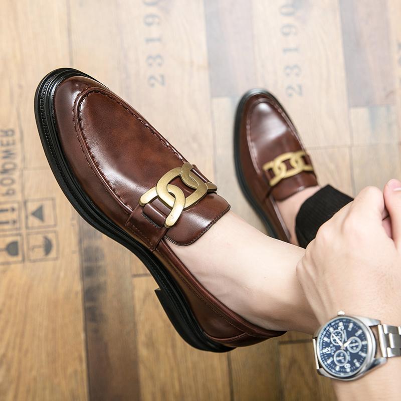 2024 Shoes Men Outdoor Walking Shoes Dress Wedding Loafers Men's Luxury Brand Stylish Club Footwear for Men Mens Slip On Shoes