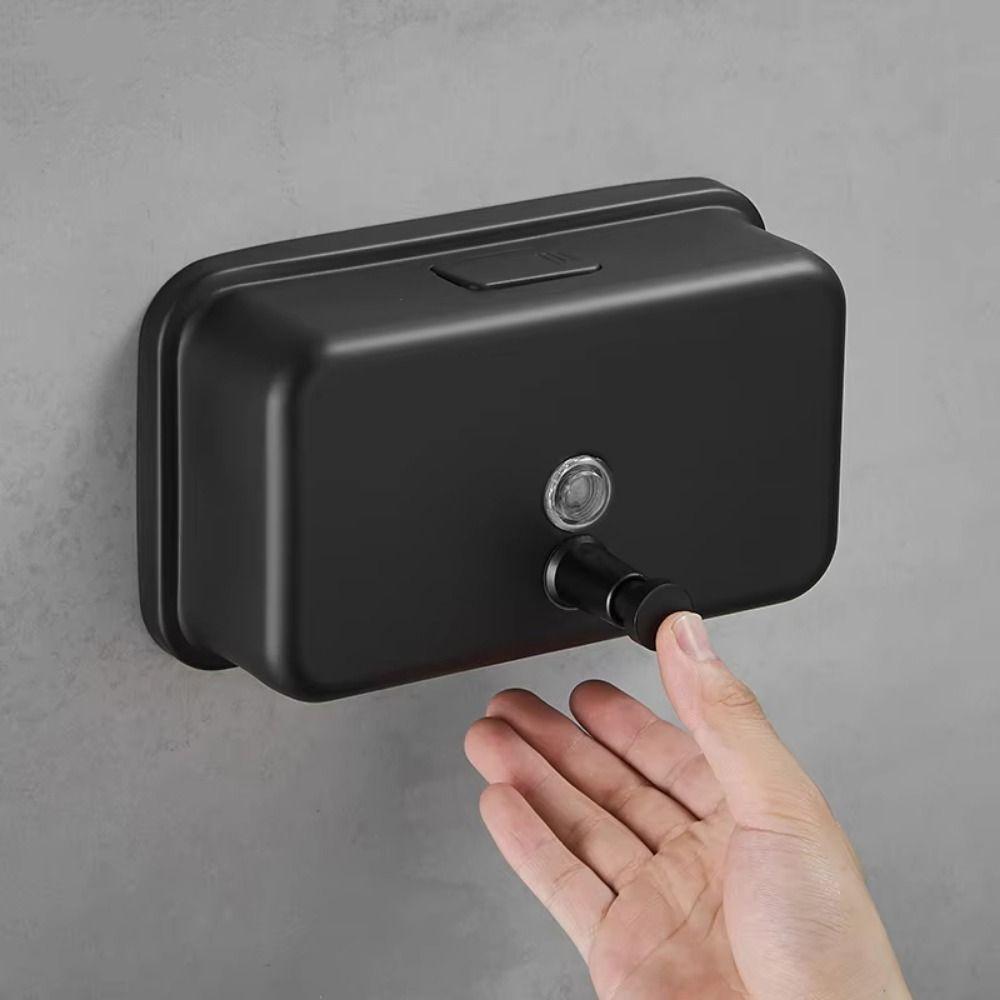 

Wall Mounted Liquid Soap Container 1200ML Hand Soap Dispenser Shampoo Dispenser Bathroom серебряный