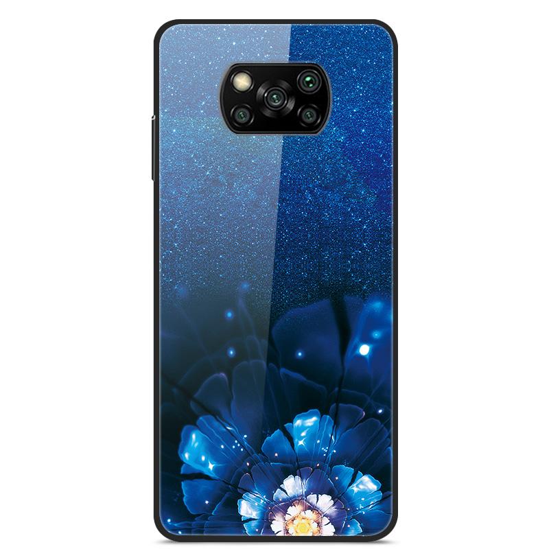 Glass Back Cover For Xiaomi Poco X3 Pro Poco X3 NFC Case Tempered Glass Case For Xiaomi Mi 10T Lite Case Funda POCO X 3 PRO Case
