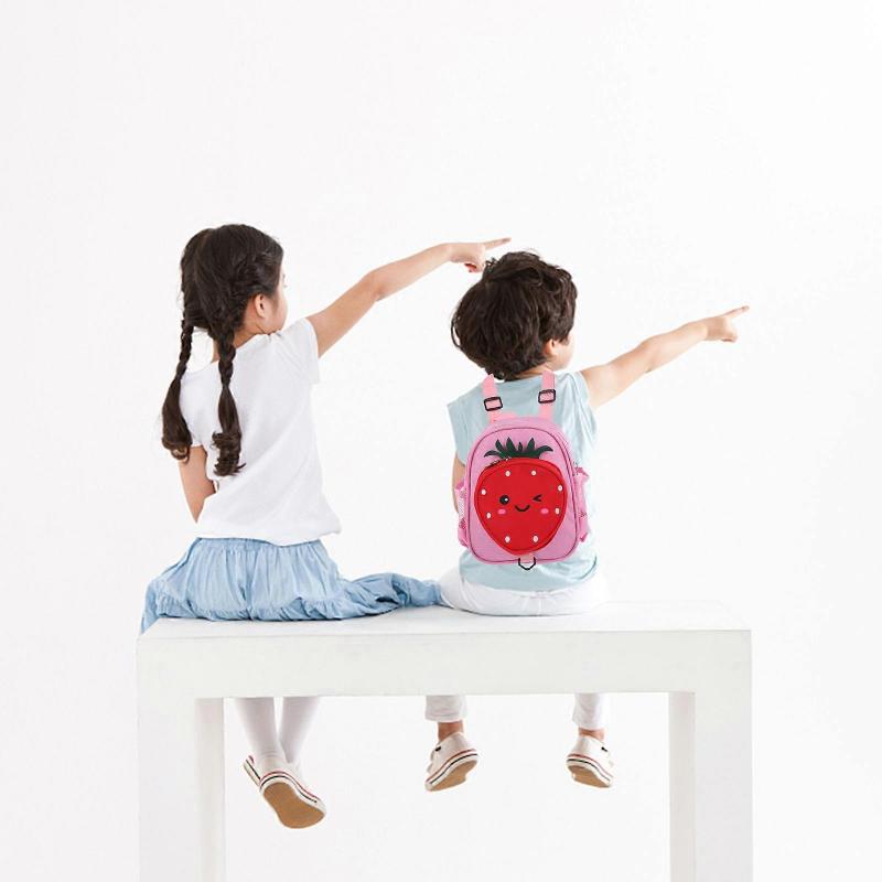 Backpack for Kids Kids Fashion Backpack for Storage 3Pcs Pink Cartoon