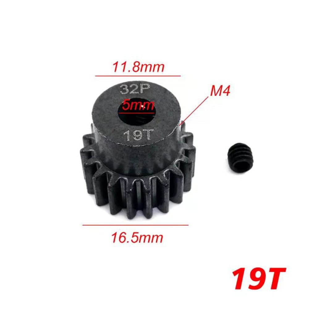 32PS Steel Metal Gear Set Replacement for Traxxas Slash and 1/104X4VXL, Rustler, E-Revo, T-Maxx