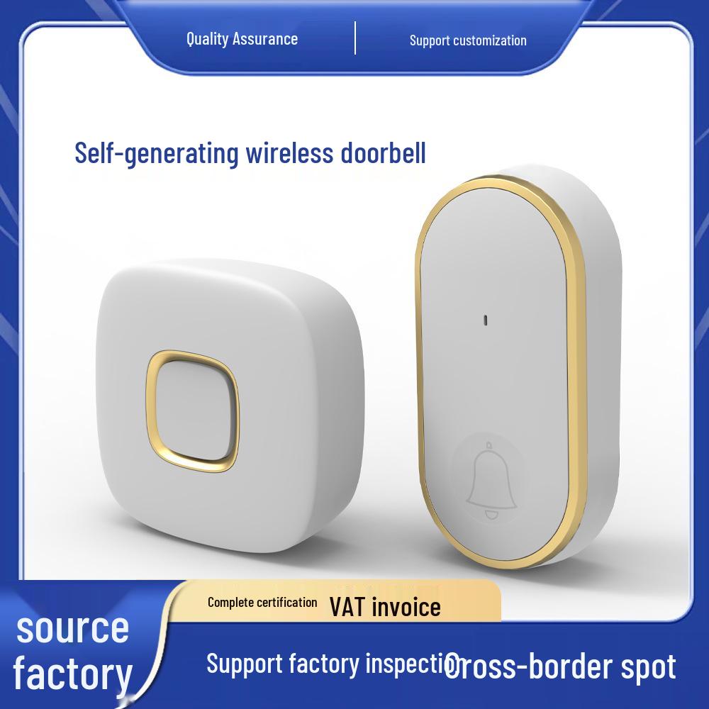 Boying C623 Wireless Self-Powered Smart Doorbell, Waterproof with Flashing Lights and Music. No