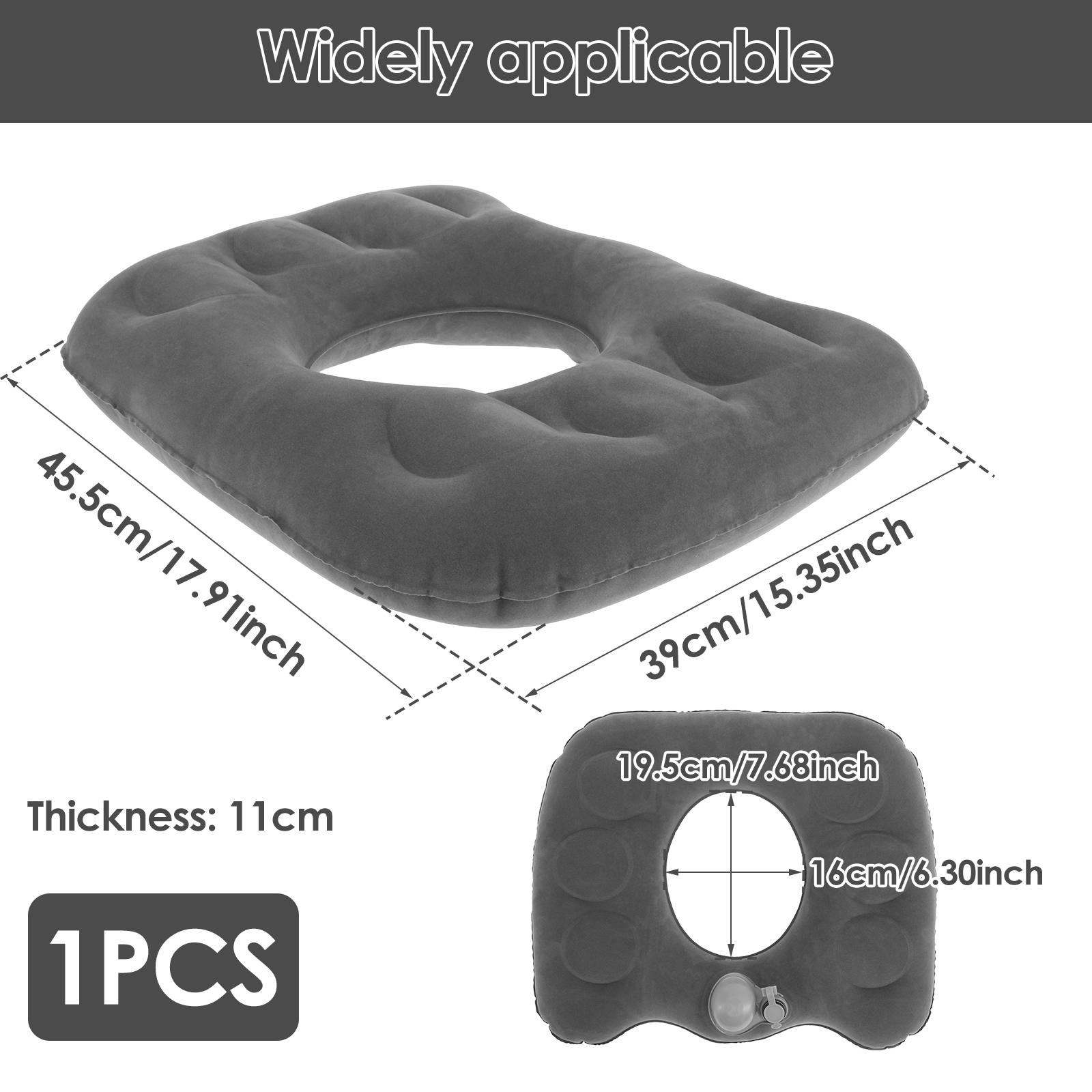 Inflatable Donut Seat Cushion For Hemorrhoid Pad PVC Travel Lightweight Leakproof Inflatable Massage Pillow Comfort Seat Cushion