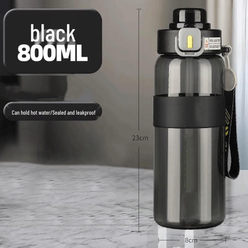 Tatami Large Capacity Outdoor Sports Water Bottle with Straw