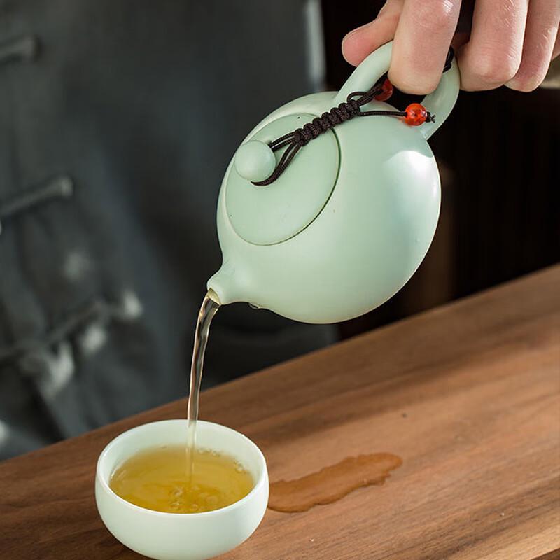 Portable Ceramic Xishi Tea Set