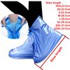 Waterproof Shoe Cover Silicone Material Unisex Shoes Protectors Rain Boots For Indoor Outdoor Rainy Days Dust-Proof Non-Slip Decor