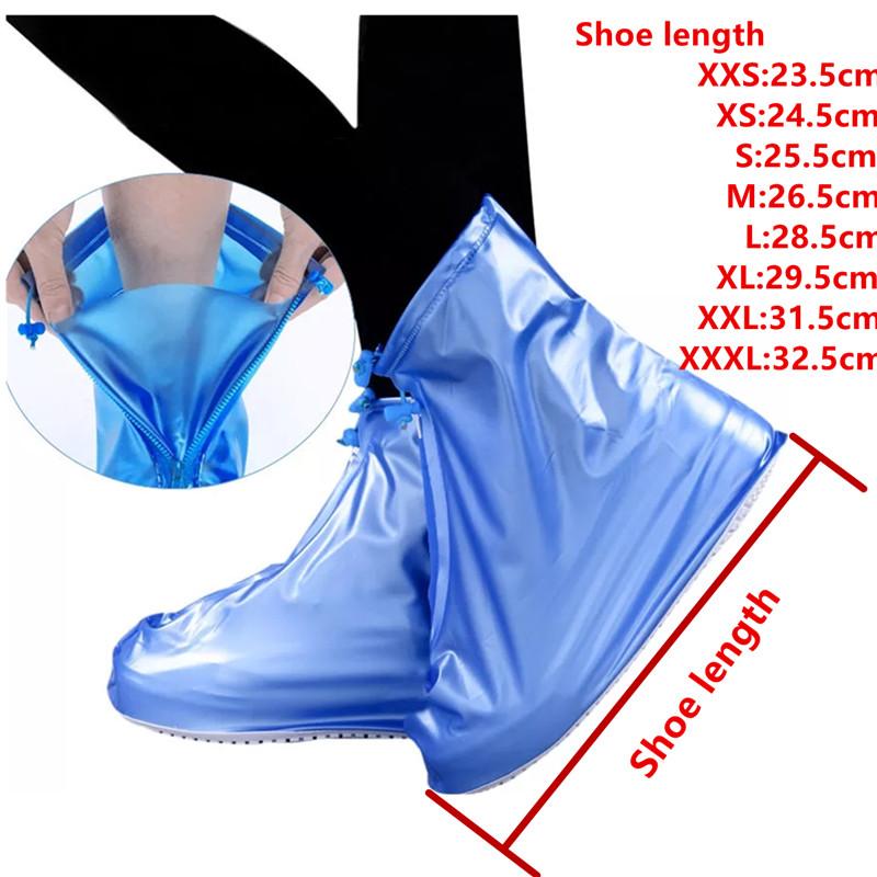 Waterproof Shoe Cover Silicone Material Unisex Shoes Protectors Rain Boots For Indoor Outdoor Rainy Days Dust-Proof Non-Slip Decor
