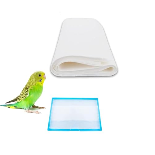 Birdcage Mat, Easy-to-Clean Birdcage Mat, 100-Piece Set, for Bird Cages, Bird Cages, Birdcages, Parakeets, etc.