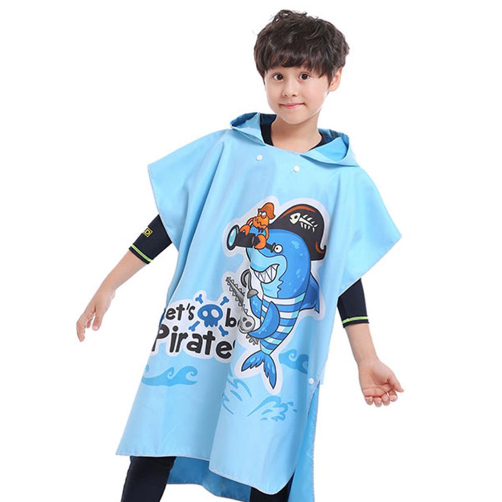 Children s Quick drying Bath Towel Microfiber Bathrobe Hooded Towel 155*65cm
