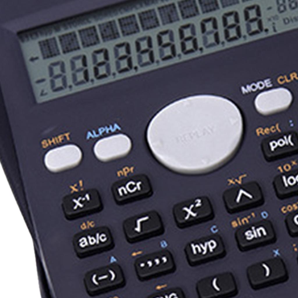 Scientific Calculator Two Line Display Fraction Calculation Automatic Shutdown 12 Bit Function