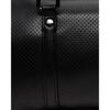 Jordan 3L perforierte Reisetasche mit besticktem Logo Verstellbarer abnehmbarer Schultergurt Synthetikleder Unisex Reisetasche Schwarz IR8411-010