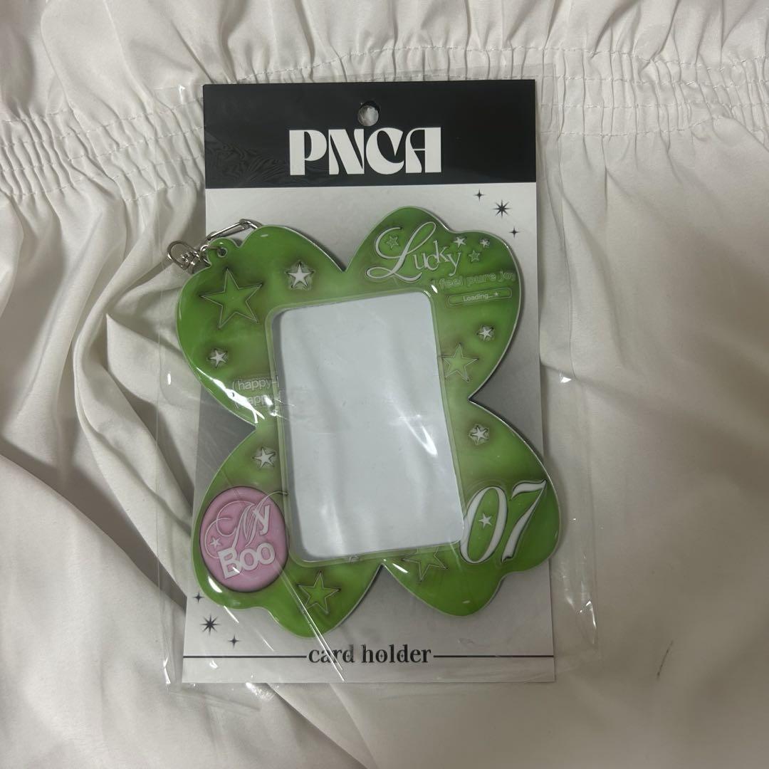 

[USED] PNCA Wish Core Clover Trading Card Case, Four-Leaf Clover Trading Card Holder