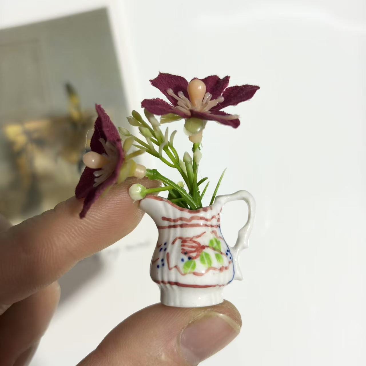 

Мини Керамическая Ваза Холодильник Наклейка Креативный 3D Стерео Домашний Декор Магнит