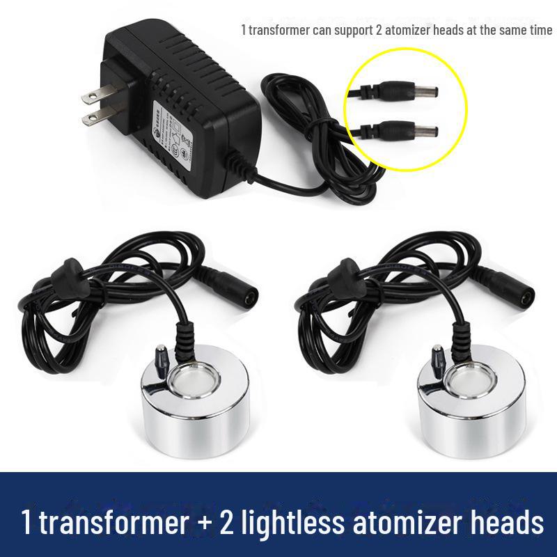 Single-Head Ultrasonic Atomizer for Fish Tanks and Bonsai Humidifiers